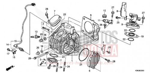 CULASSE MSX125F de 2015